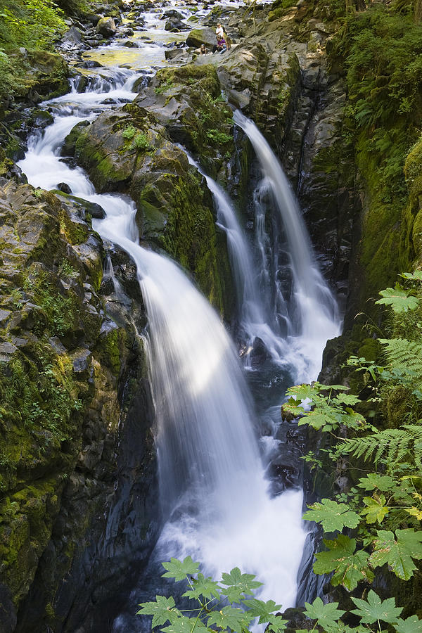 Waterfalls Of Sol Duc River, Olympic #1 Photograph by Konrad Wothe