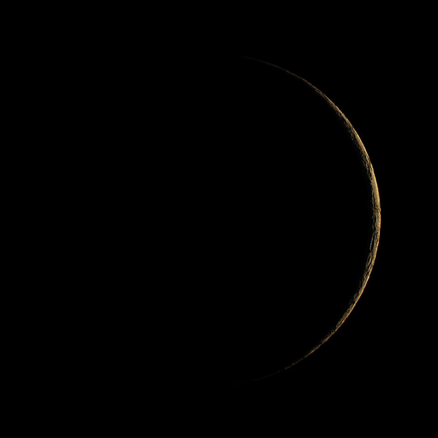 Waxing Crescent Moon #1 Photograph by Eckhard Slawik