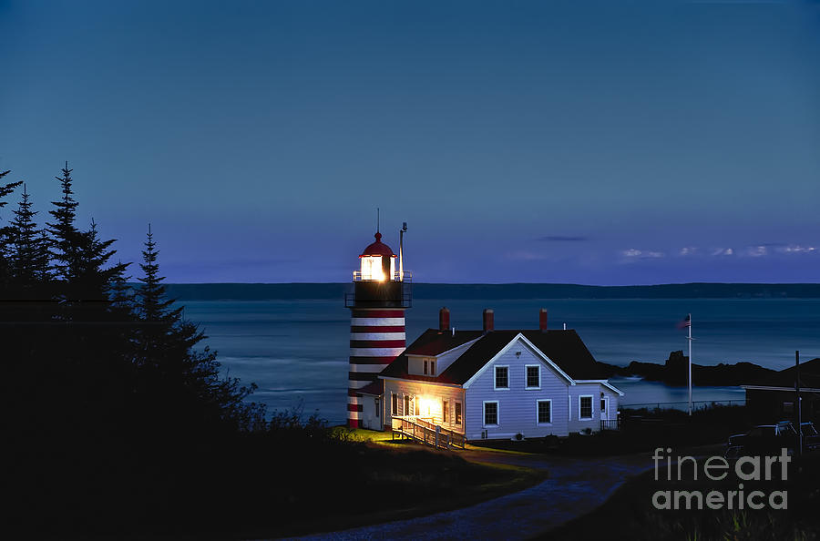 Architecture Photograph - West Quoddy Head Lighthouse #1 by John Greim