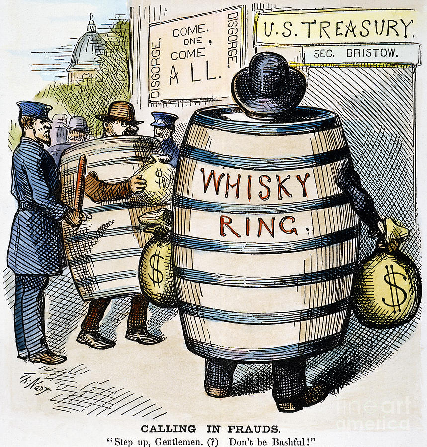 Whisky Ring Cartoon, 1875 #1 Photograph by Granger