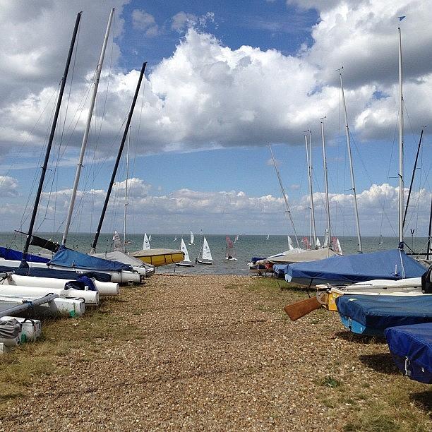 Holiday Photograph - Whitstable Sailing Club #1 by Antony Pope