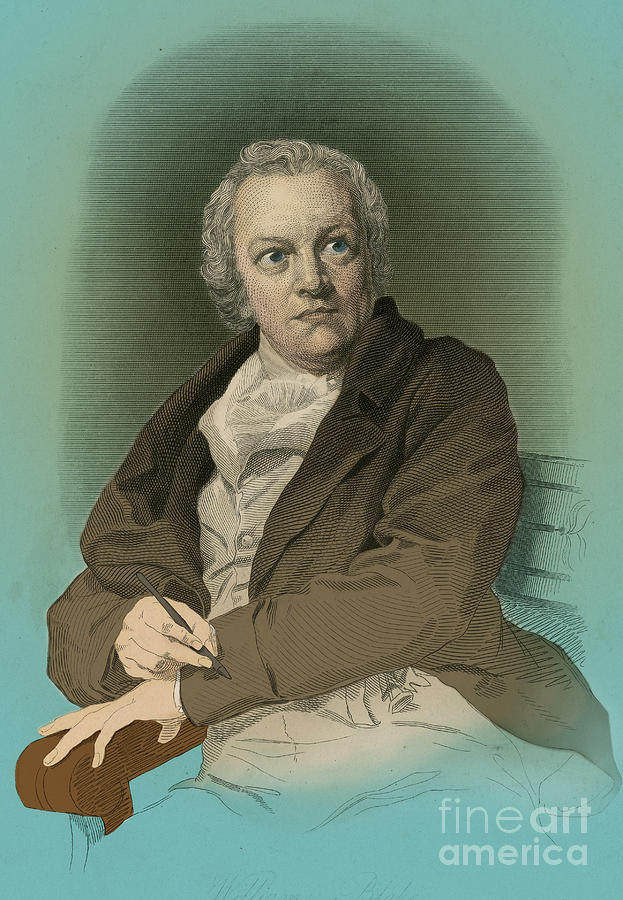 William Blake, English Poet And Painter #1 Photograph by Photo Researchers