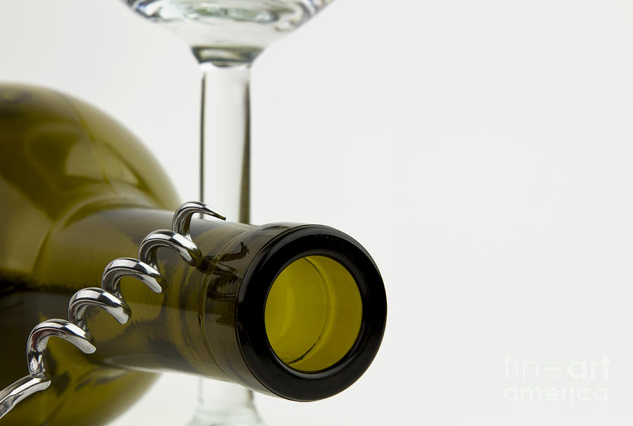 Wine Photograph - Wine bottle #1 by Blink Images