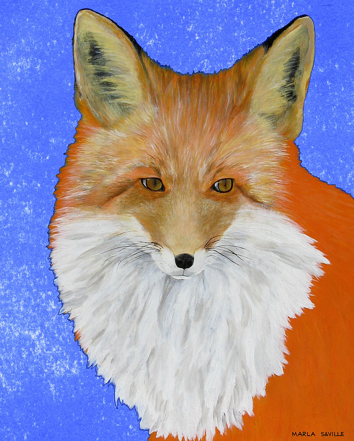 Winter Coat Painting by Marla Saville