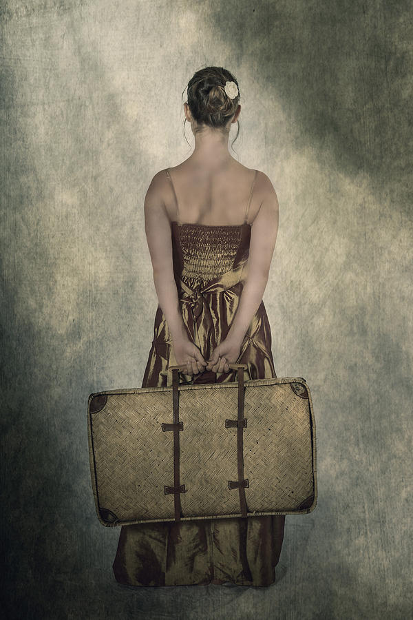 Woman With Suitcase #1 Photograph by Joana Kruse