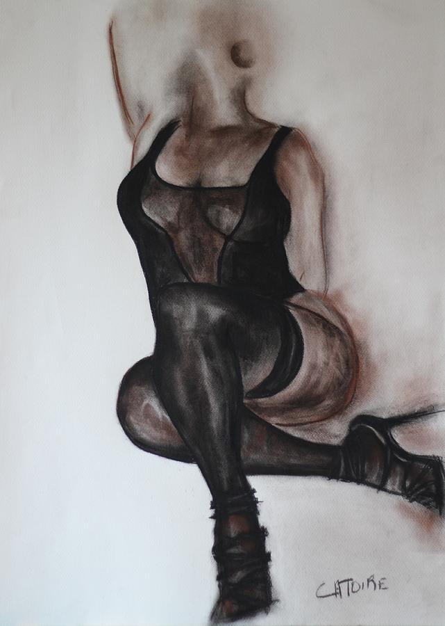Women 2 #1 Drawing by Valerie Catoire