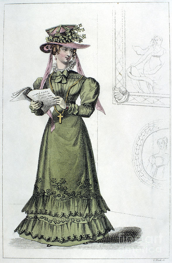 Womens Fashion, 1826 #1 Photograph by Granger