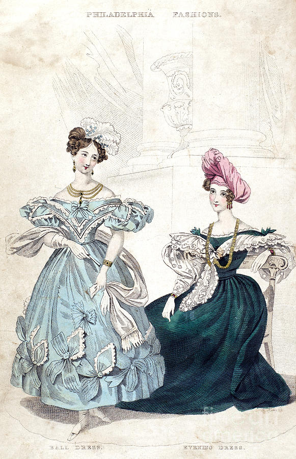 Womens Fashion, 1833 #1 Photograph by Granger