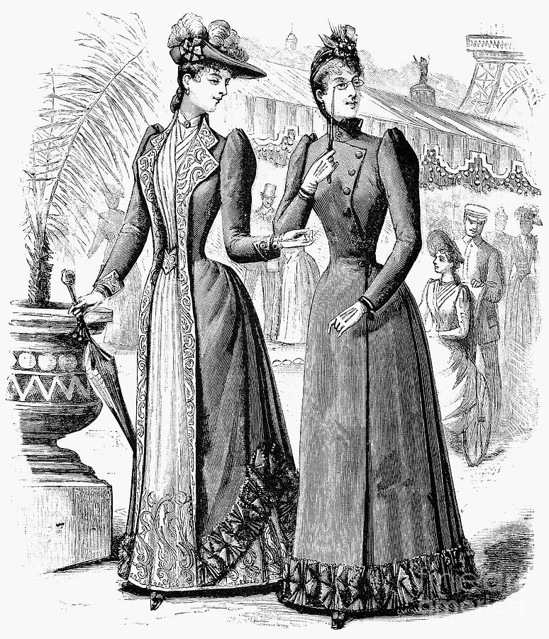 Womens Fashion, 1889 #1 Photograph by Granger