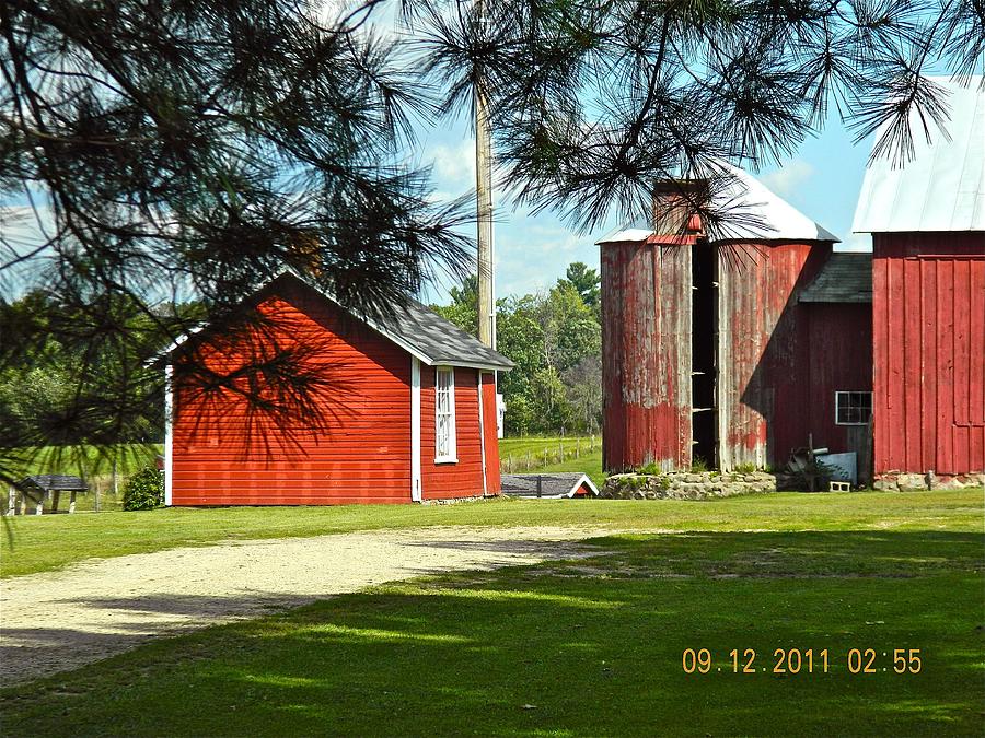 Wooden Stave Silo #1 Photograph by Randy Rosenberger