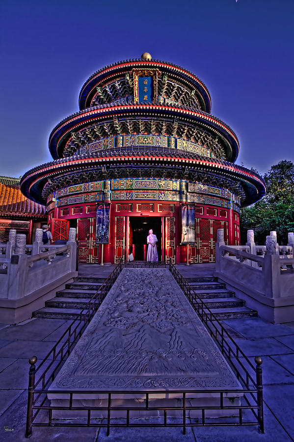 Disney Photograph - World Showcase China HDR #1 by Jason Blalock