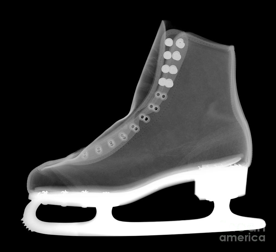 X-ray Of An Ice Skate #1 Photograph by Ted Kinsman