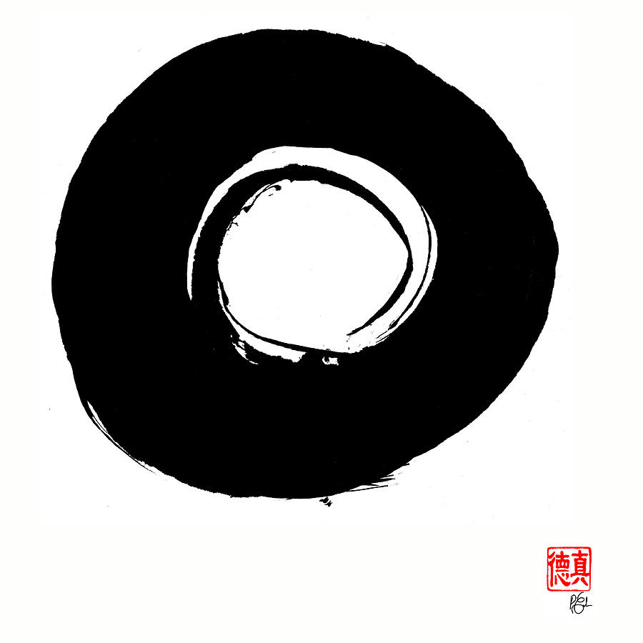 Buddha Painting - Zen Circle Six #1 by Peter Cutler