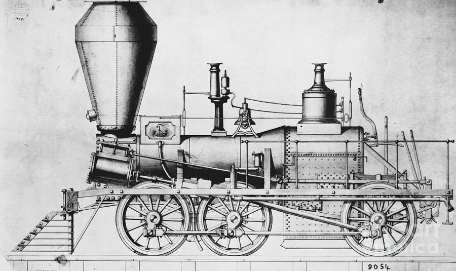 19th Century Locomotive #10 Photograph by Omikron