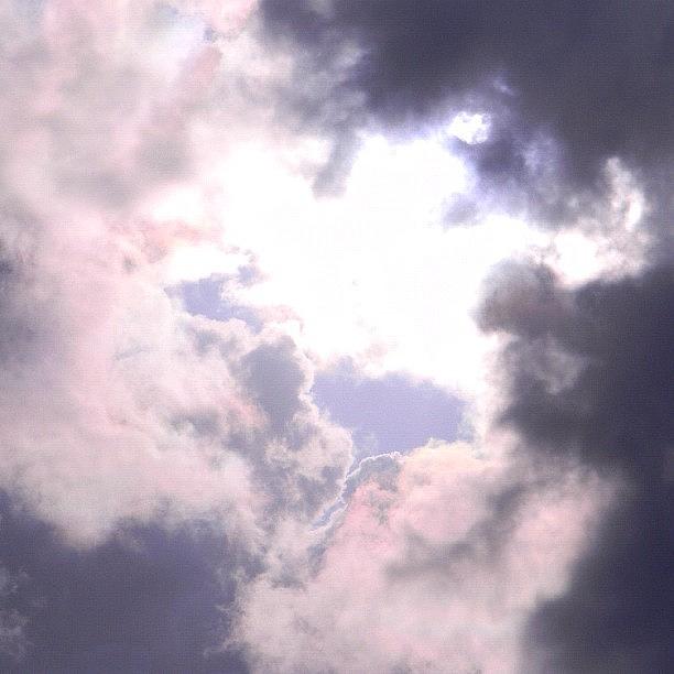 Nature Photograph - #clouds #sky #cloud #blueskys #sunshine #10 by Artist Mind