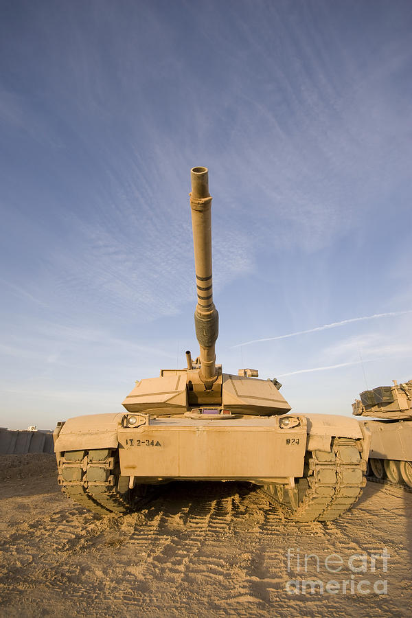 Transportation Photograph - M1 Abrams Tank At Camp Warhorse #10 by Terry Moore