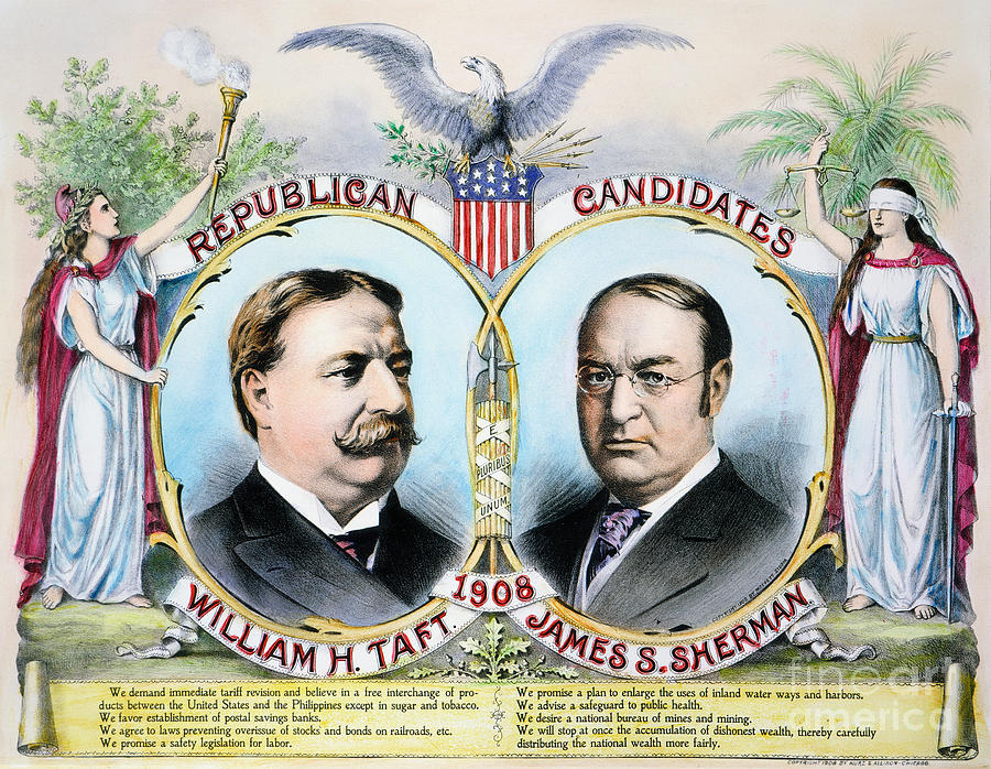 Presidential Campaign, 1908 #10 Photograph by Granger