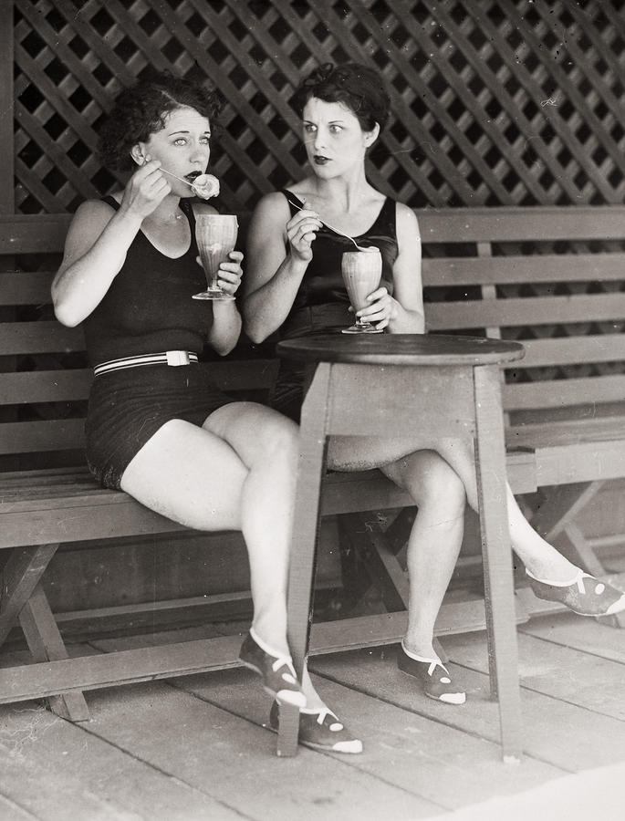 Silent Still: Bathers #10 Photograph by Granger