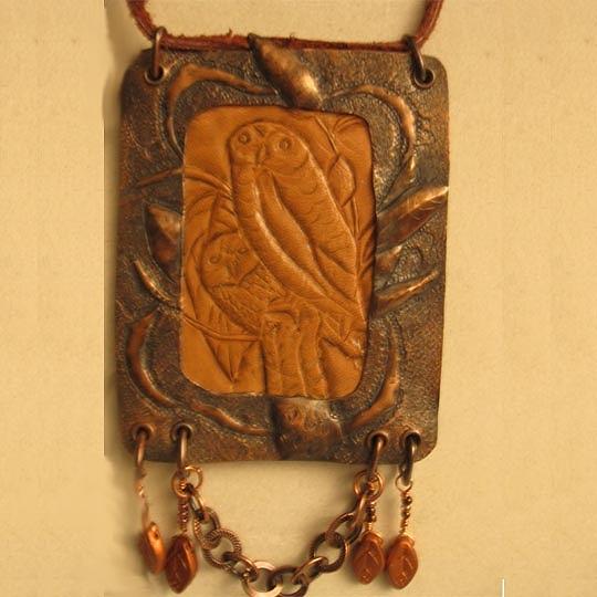 1054 Owl Totem Jewelry by Dianne Brooks