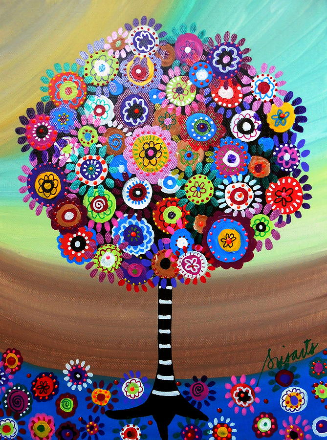 Tree Of Life #106 Painting by Pristine Cartera Turkus