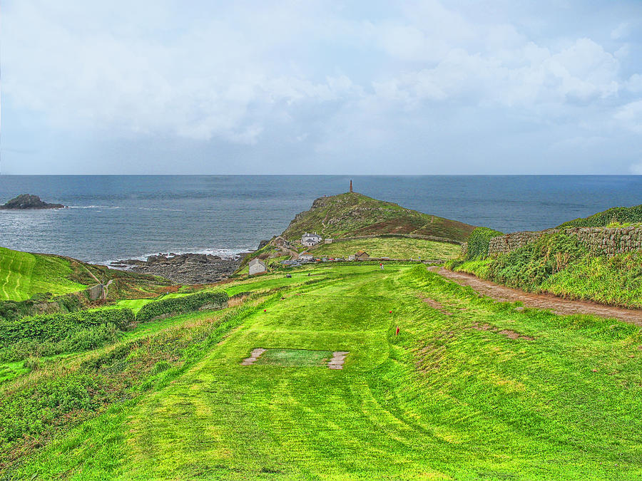 10th Tee at Cape Cornwall Golf Course Photograph by Chris Thaxter