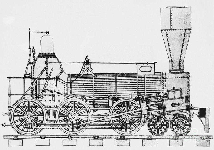 19th Century Locomotive #11 Photograph by Omikron