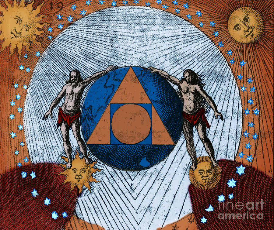 Alchemy Illustration #11 Photograph by Science Source