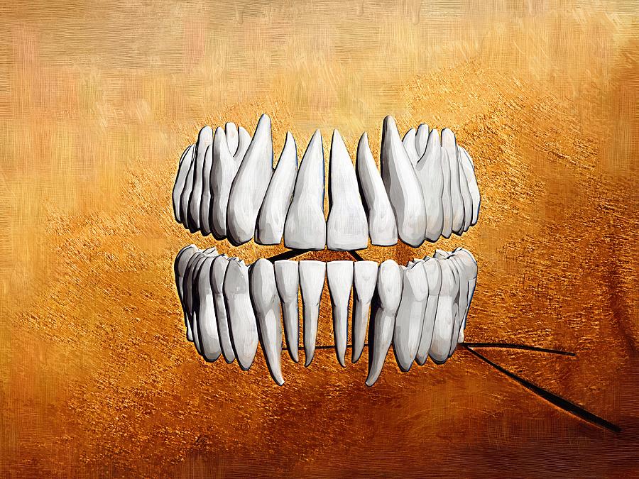 Dental Anatomy Fine Art Digital Art by Joseph Ventura