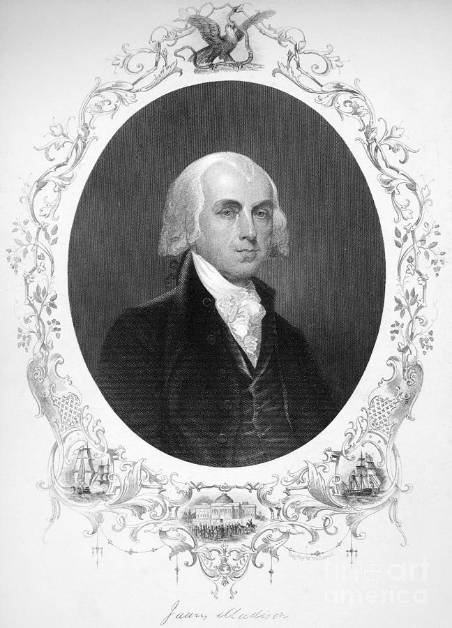 James Madison (1751-1836) #11 Photograph by Granger