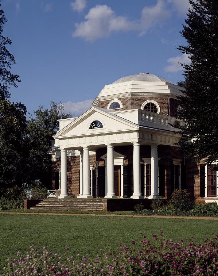 Monticello, The Home Built By Thomas Photograph by Everett - Pixels