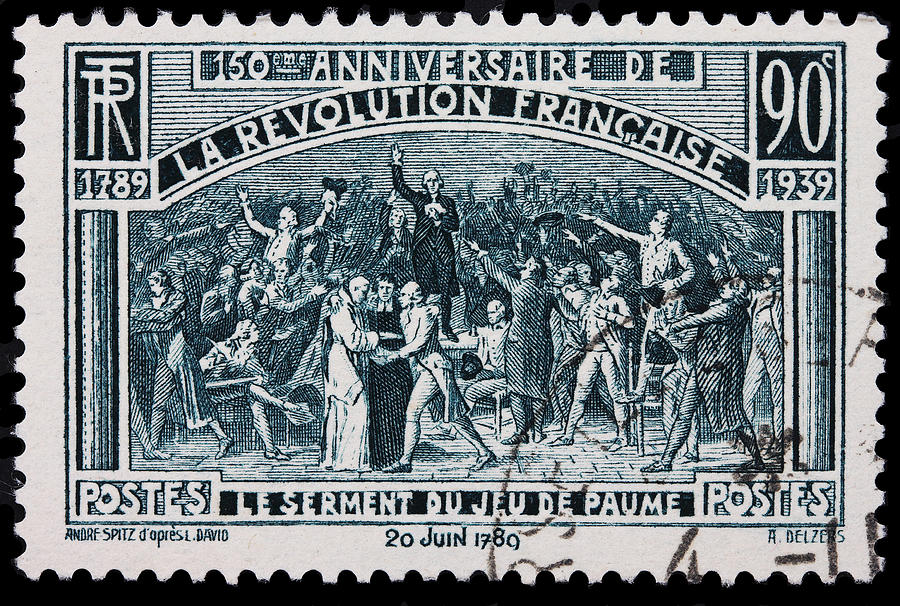 old French postage stamp #2 Photograph by James Hill