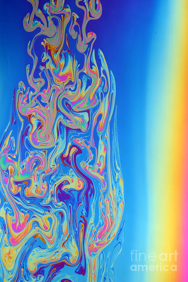 Soap Film #11 Photograph by Ted Kinsman