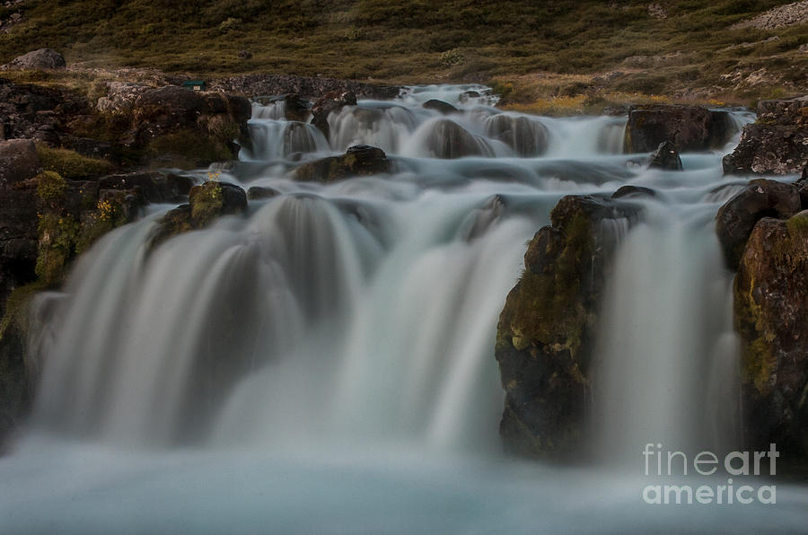 Waterfall Iceland #11 Photograph by Jorgen Norgaard