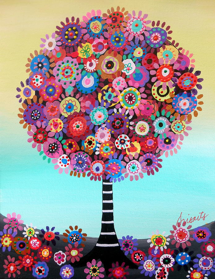 Tree Of Life #110 Painting by Pristine Cartera Turkus