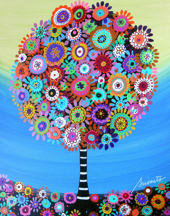 Tree Of Life #116 Painting by Pristine Cartera Turkus