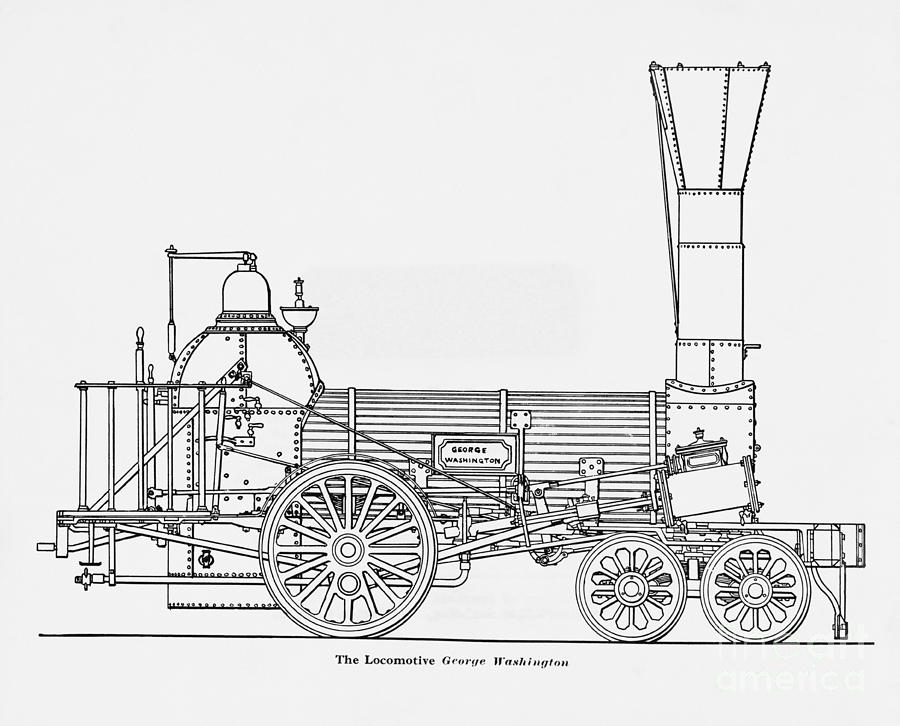 19th Century Locomotive #12 Photograph by Omikron