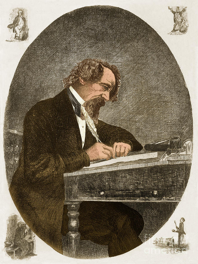 Charles Dickens, English Author #12 Photograph by Photo Researchers