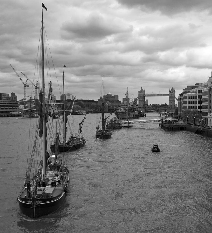 Thames Barges Tower Bridge 2012 #12 Photograph by David French