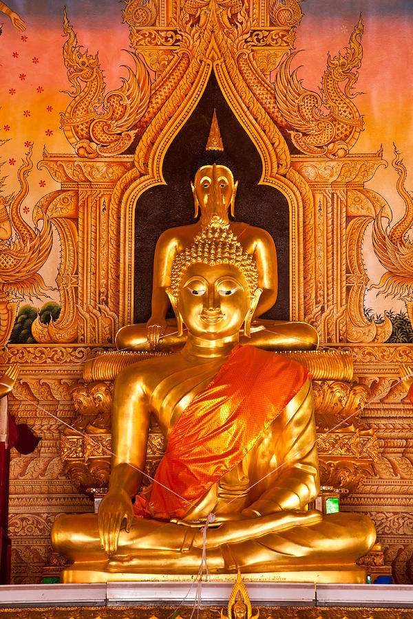 The Most Famous Buddha Image In Thailand Photograph by Warrunee Kaewjunchai