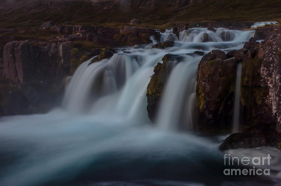 Waterfall #12 Photograph by Jorgen Norgaard