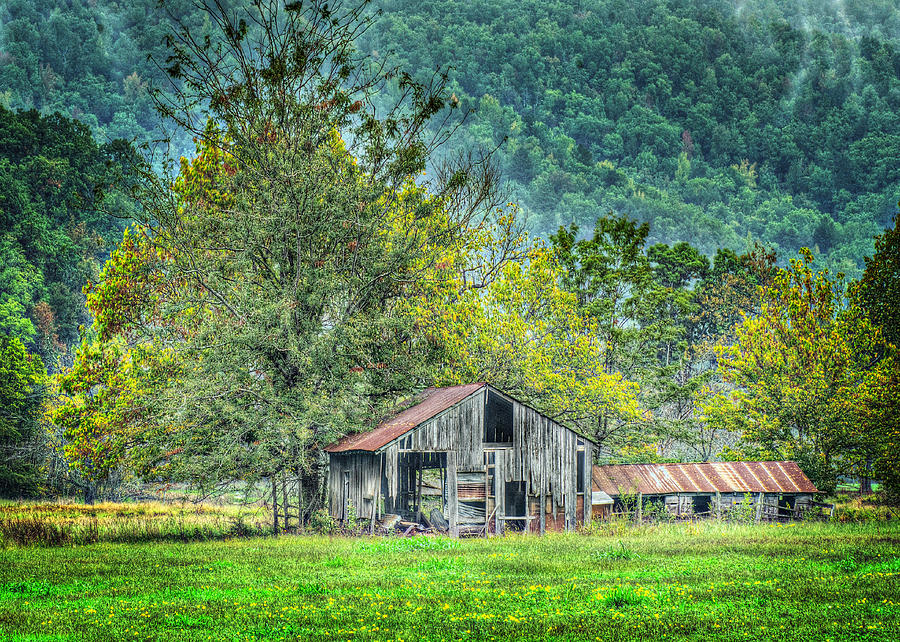 Barn Photograph - 1209-1298 - Boxley Valley Barn 2 by Randy Forrester