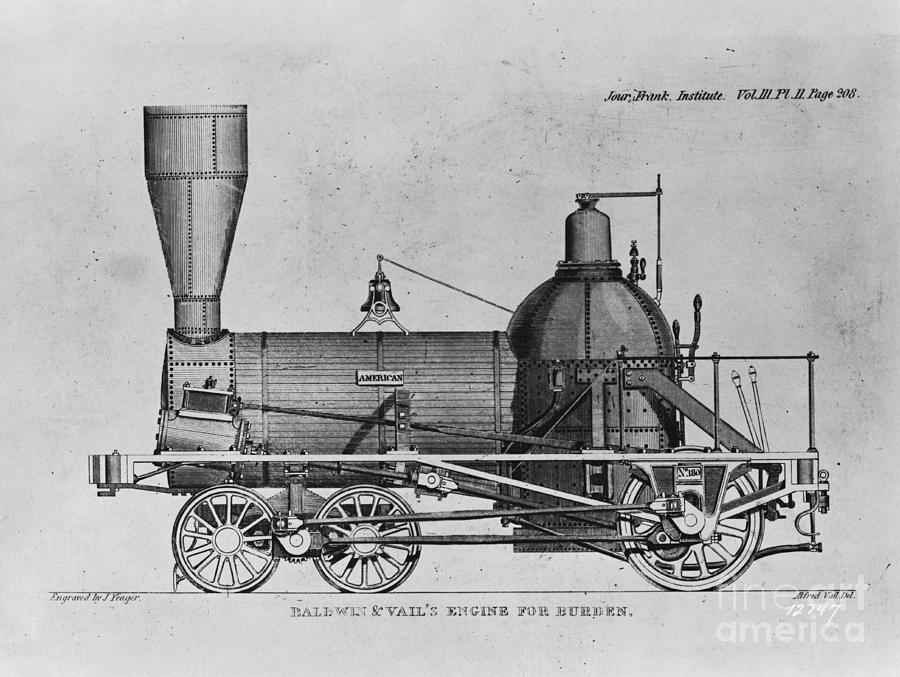19th Century Locomotive #13 Photograph by Omikron