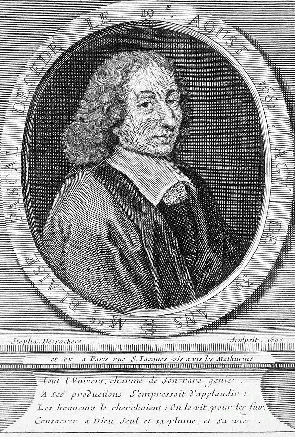 Blaise Pascal (1623-1662) Photograph by Granger - Fine Art America