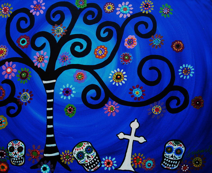 Dia De Los Muertos #13 Painting by Pristine Cartera Turkus