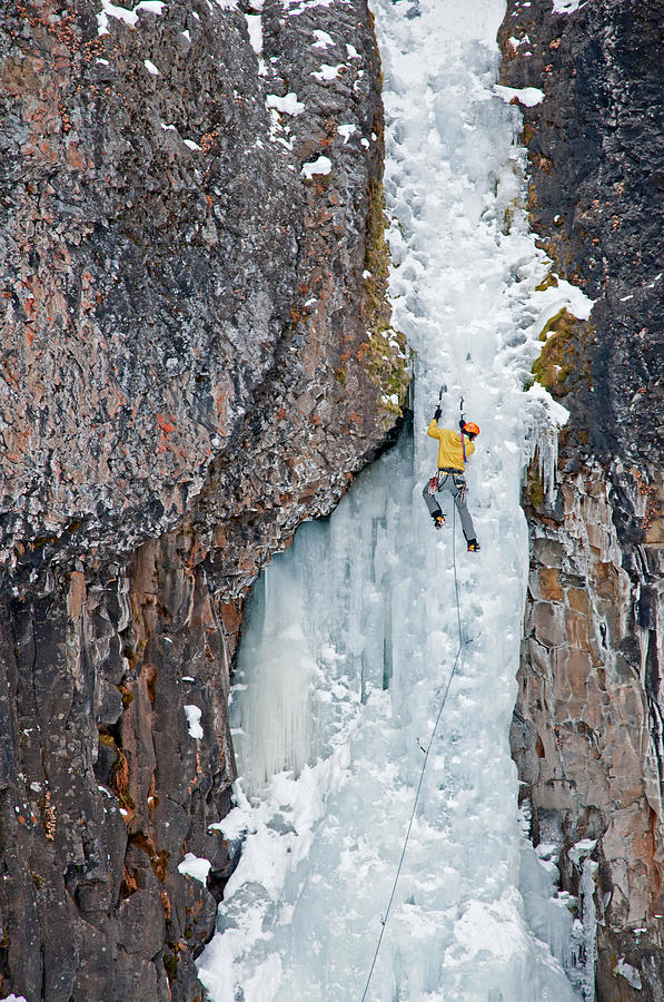 Ice Climber Photograph