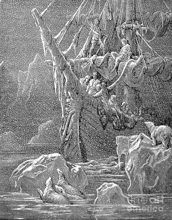 Ancient Mariner Drawing by Gustave Dore - Fine Art America