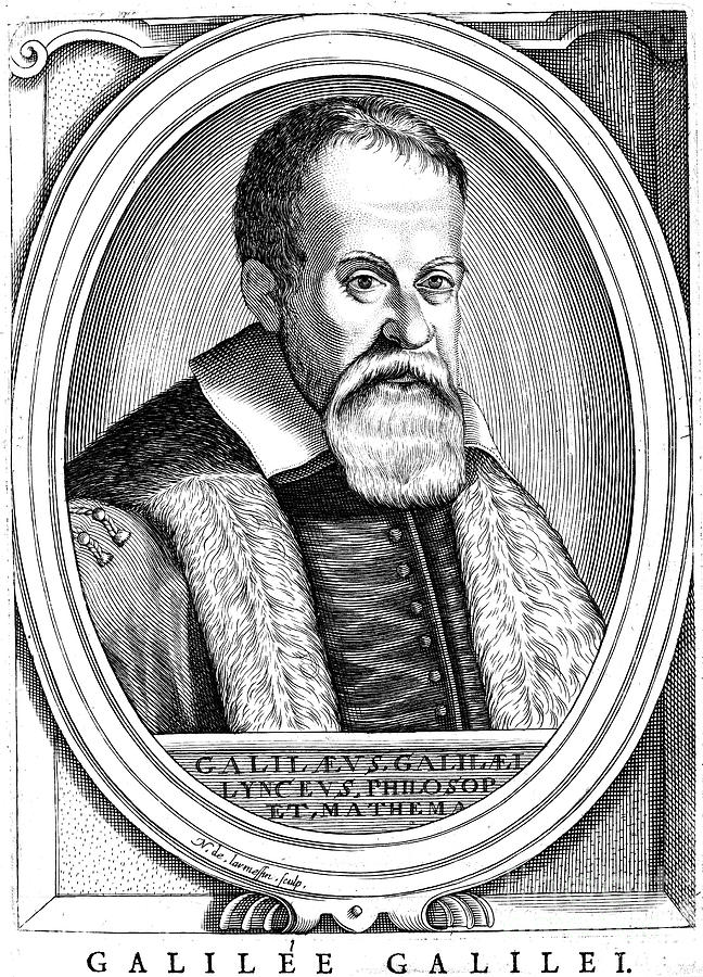 Portrait Photograph - Galileo Galilei (1564-1642) #14 by Granger