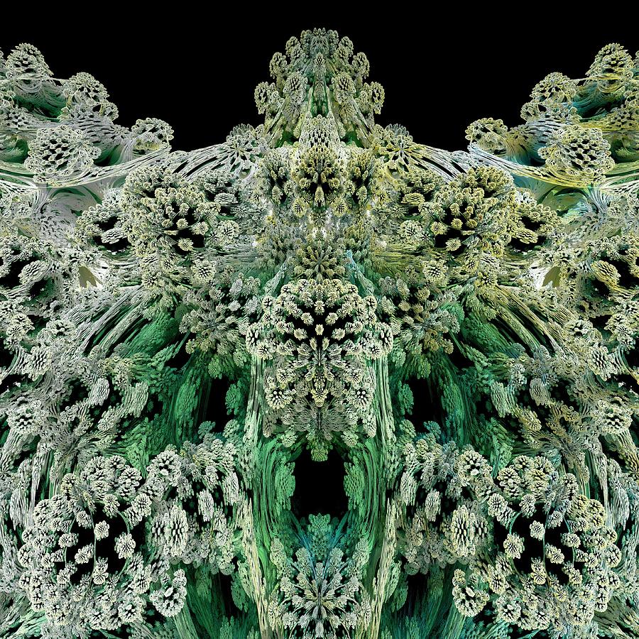 Mandelbulb Fractal #14 Digital Art by Laguna Design