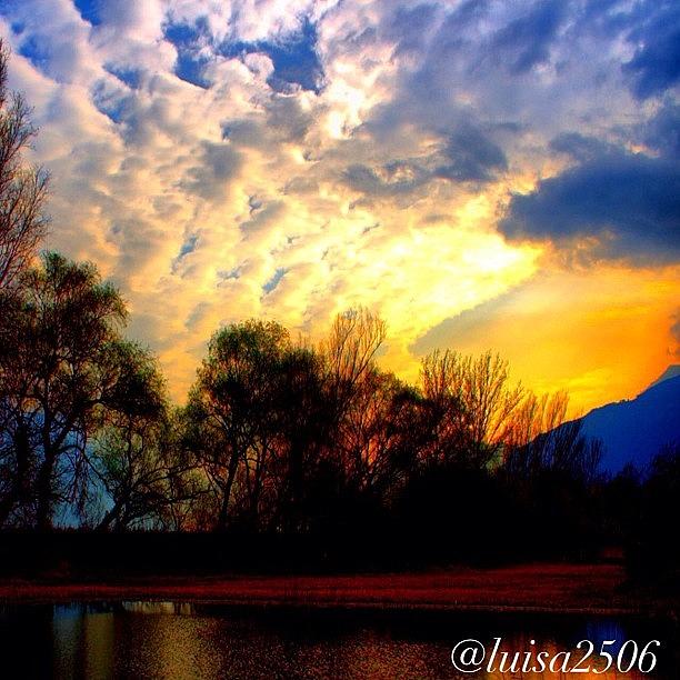 Outdoor Photograph - Sunset 14 by Luisa Azzolini Outdoor Photograph - Sunset 14 by Luisa Azzolini