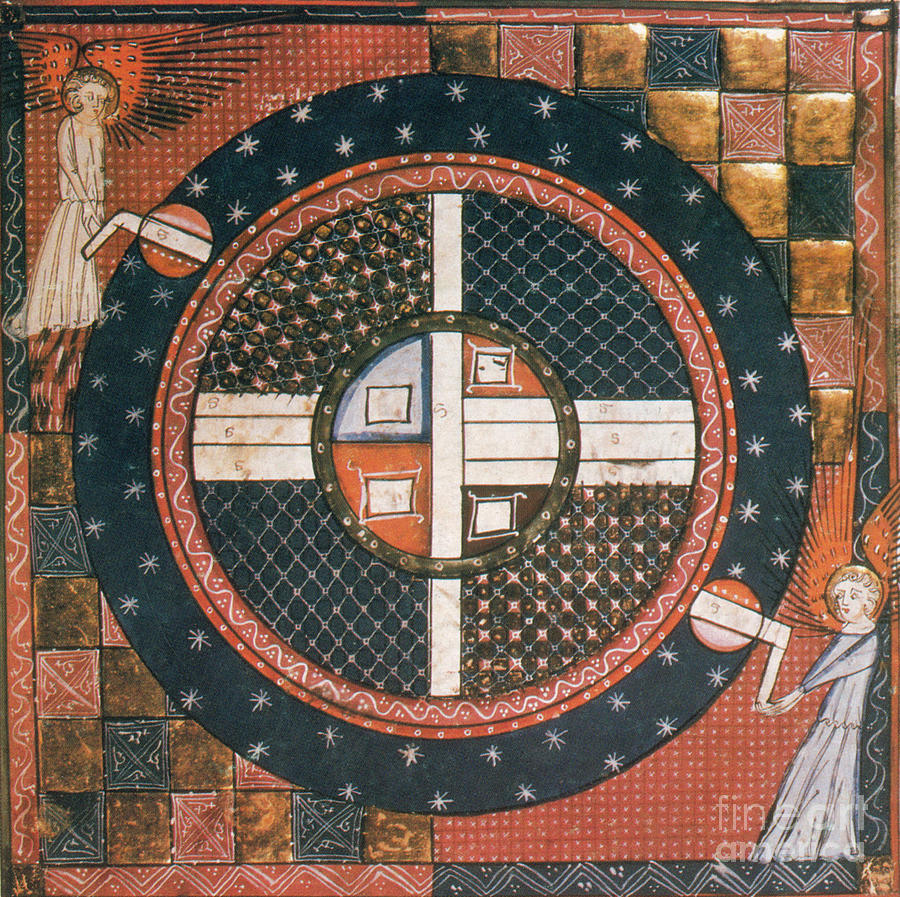 14th Century Celestial Illustration Photograph by Science Source